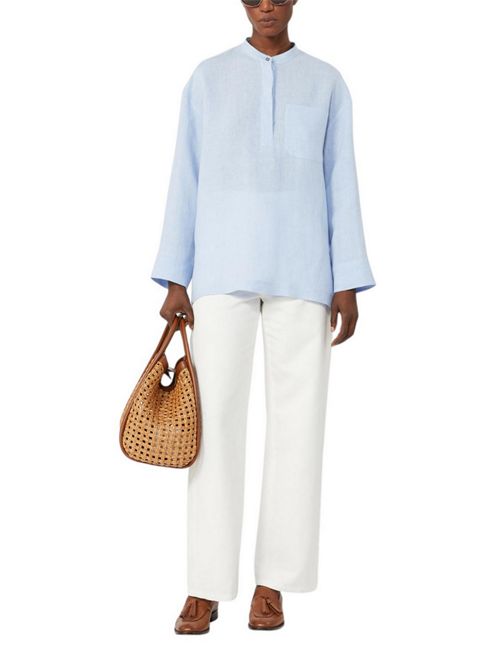 camicia donna cantuco azzurro MaxMara S | SMMCANTICOAZZURRO